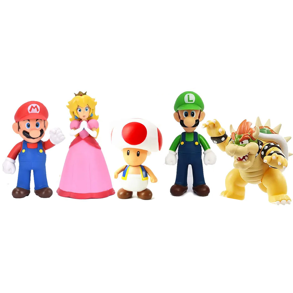 MARIO BROS FIGURAS x5